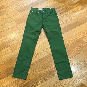 Levi's 511 Mens 28x30 Green All Seasons Tech Stretch Slim Fit Pants NWT